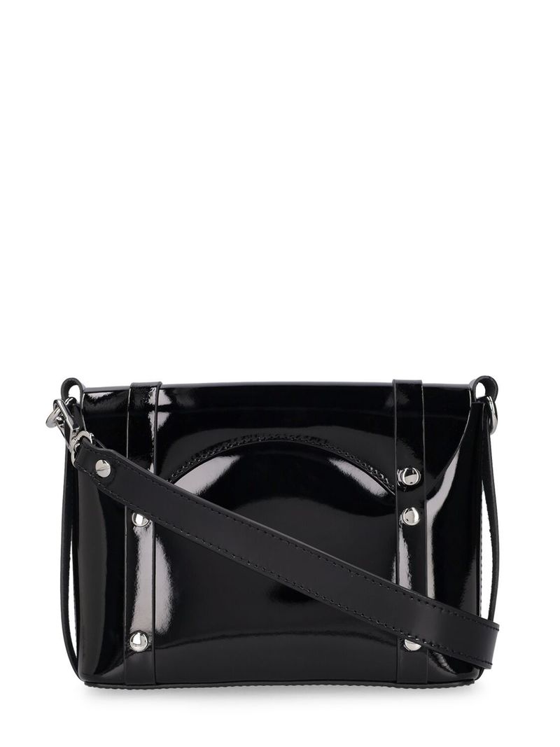 Vivienne Westwood Kim Patent Leather Crossbody Bag - Black