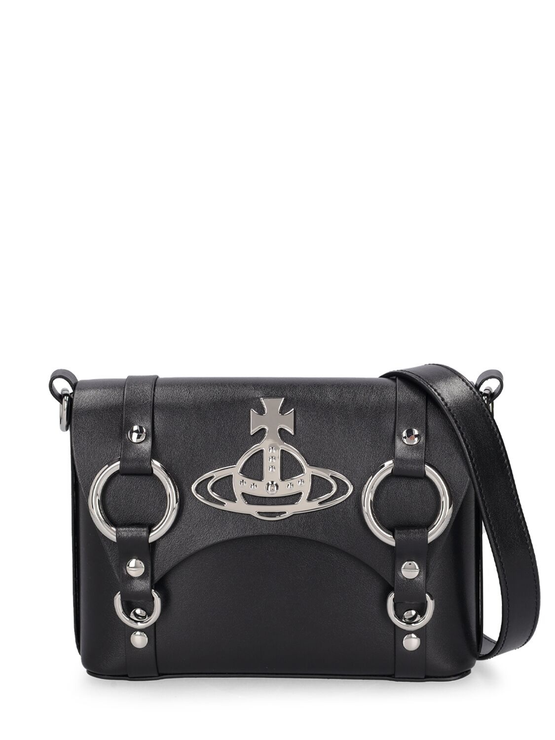 Vivienne Westwood正規品/送料関税込み KIM CROSSBODY BAG Vivienne Westwood Black Kim Crossbody Bag - Shoulder Bags