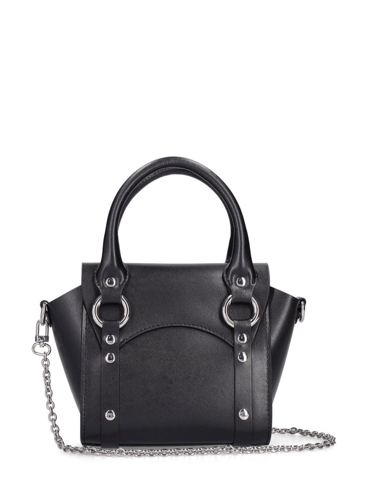 【送料&関税込】Vivienne Westwood Black Synthetic Leather Sm Leather handbag Vivienne Westwood Black in Leather - 26918807