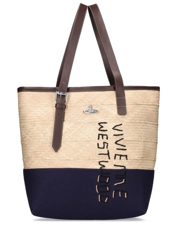 Vivienne Westwood Palm Leaf Tote Bag - Beige | Garmentory