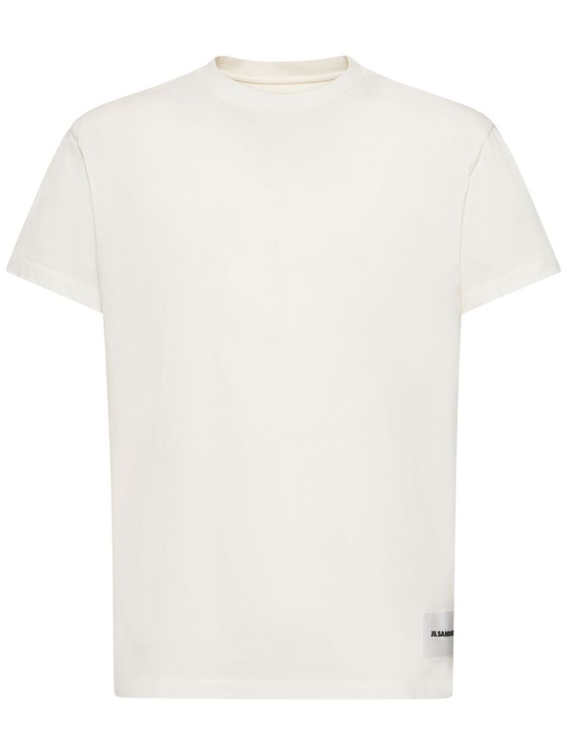 Jil Sander 3 Pack Plus Cotton T Shirt - White | Garmentory
