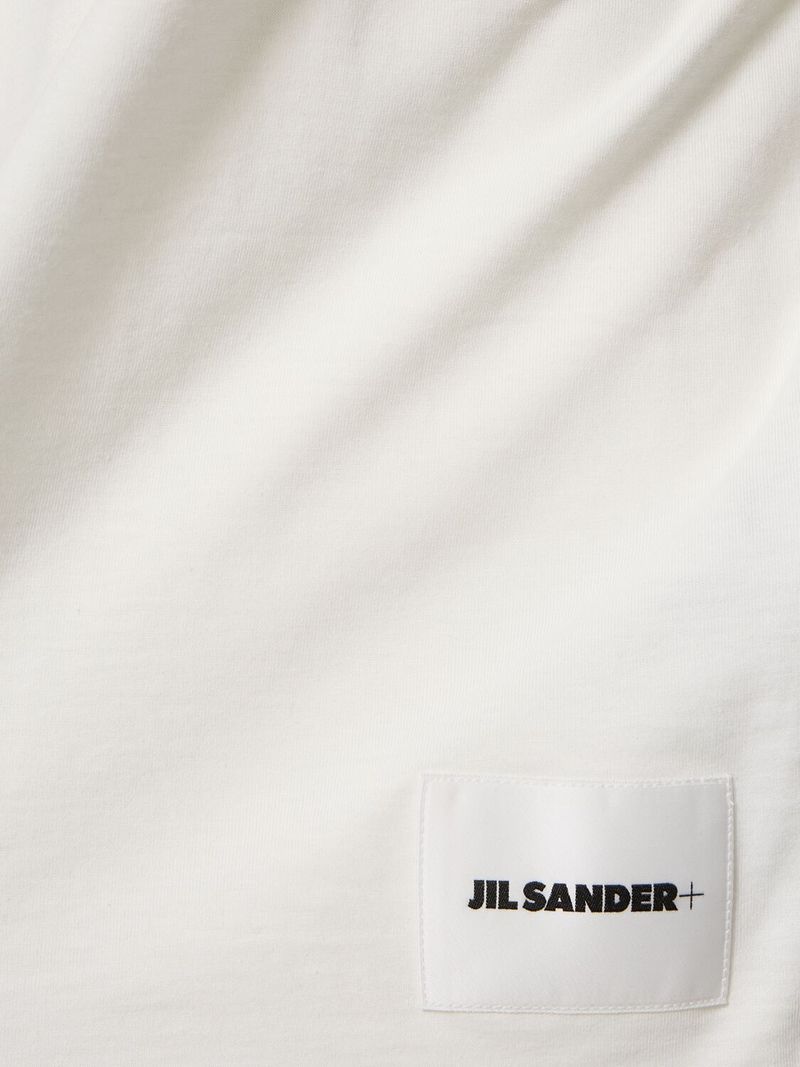 Jil Sander 3 Pack Plus Cotton T Shirt - White | Garmentory