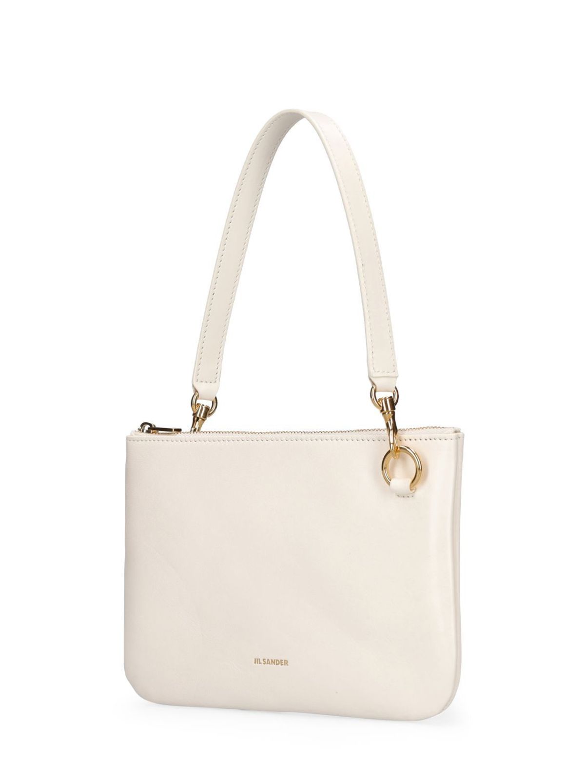 トートバッグ JIL SANDER Ivory Leather Medium Shopping Bag Jil Sander Ivory Leather Medium Shopping Bag | italist