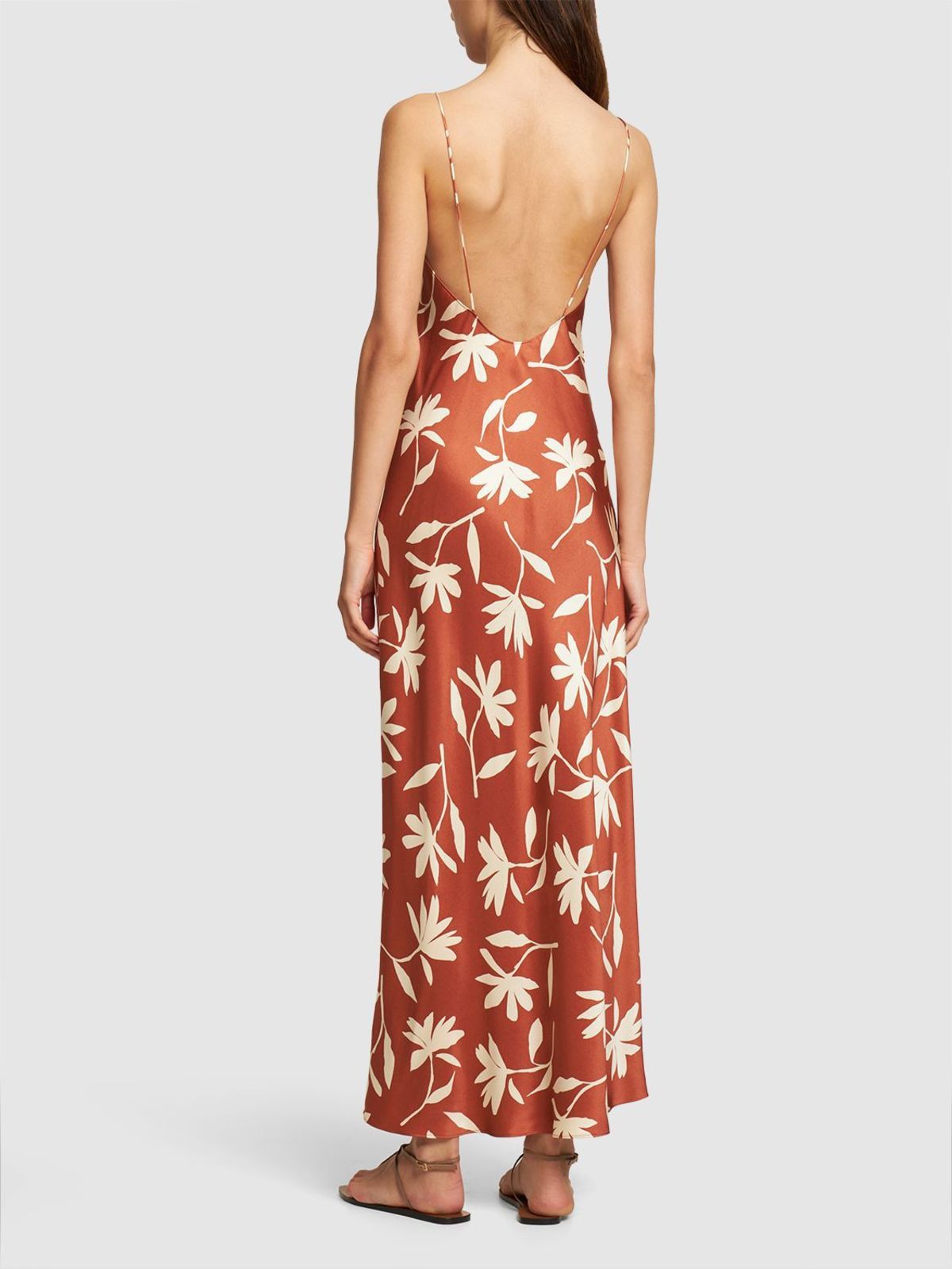 chloe printed silk dress Sandro Chloe Printed Silk Dress