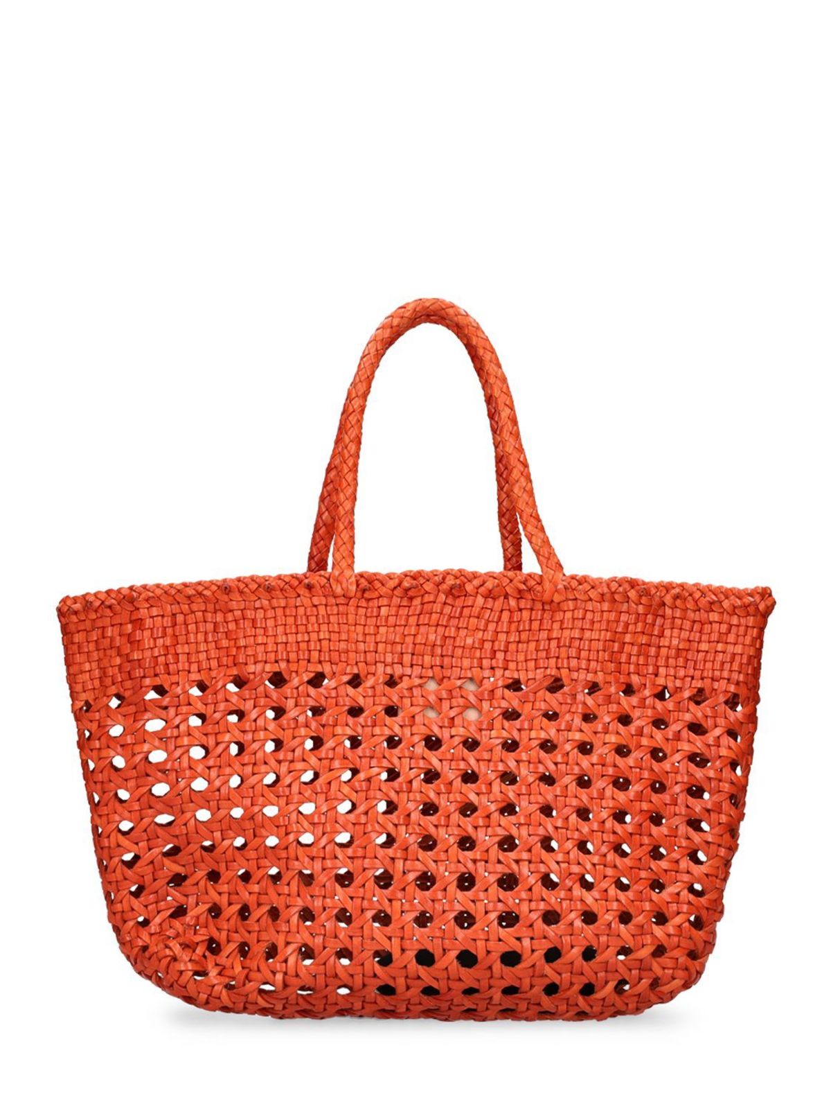 Cannage Kanpur Leather Basket Bag | Garmentory