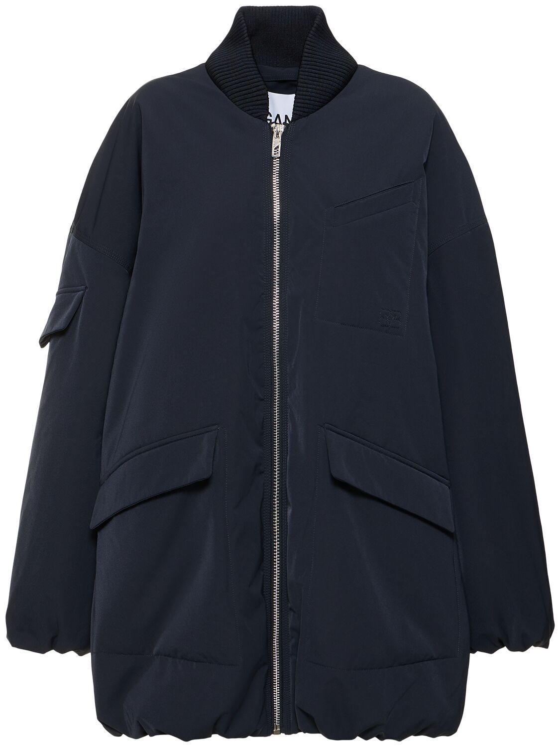 ブルゾン Ganni FW25 'Heavy Terry Jersey' bomber jacket (T4358 252) Ganni 'Heavy Terry Jersey' Bomber Jacket – BALTINI