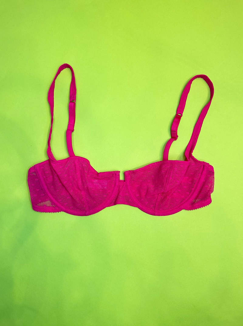 Yasmine Eslami Joanne Demi Bra - Sweet Pea | Garmentory