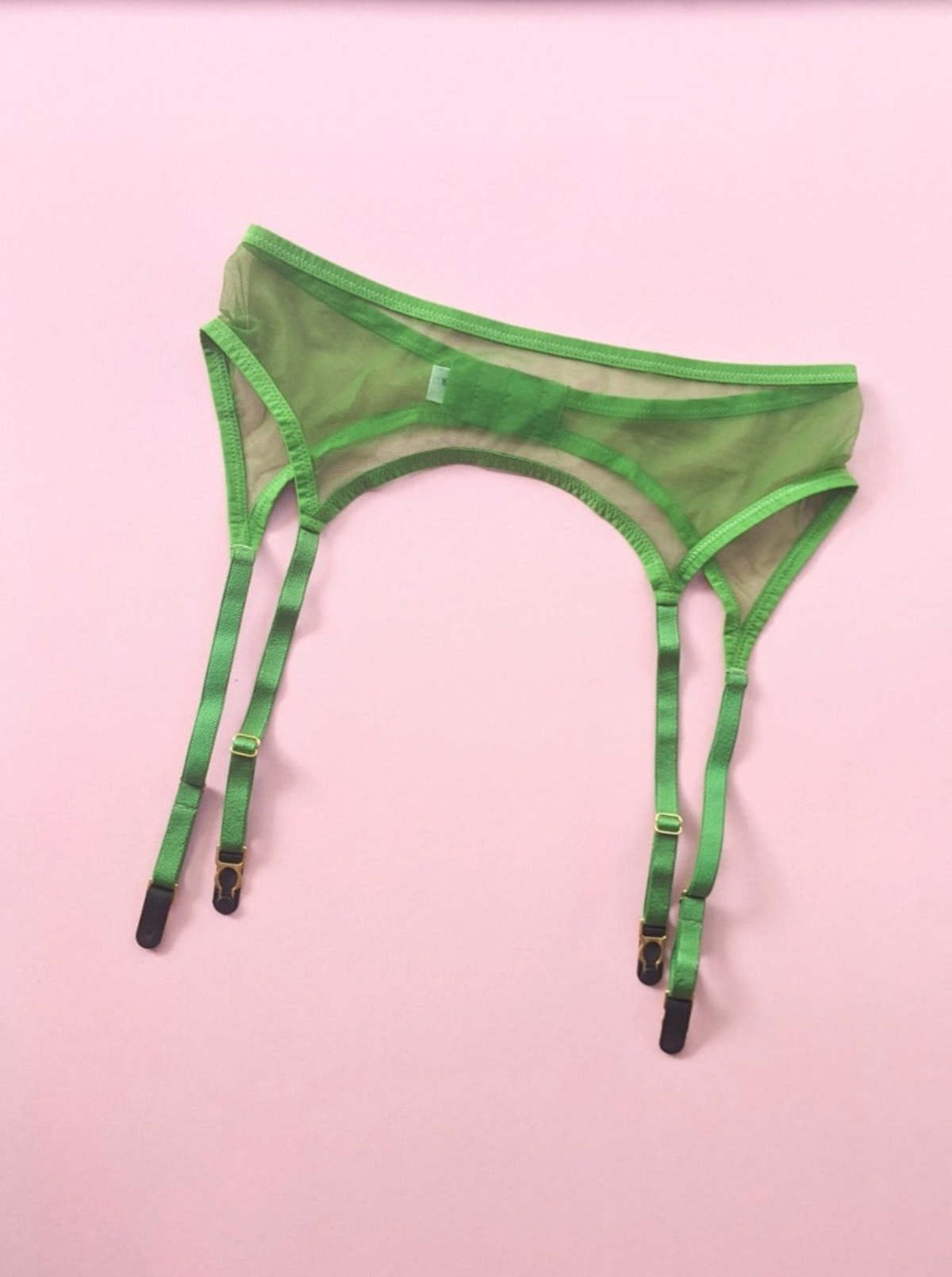 Yasmine Eslami Serena Garter Belt - Lichen