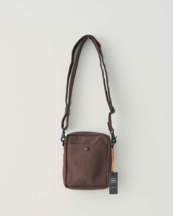 Porter Yoshida & Co Smoky Vertical Shoulder Bag - Brown | Garmentory