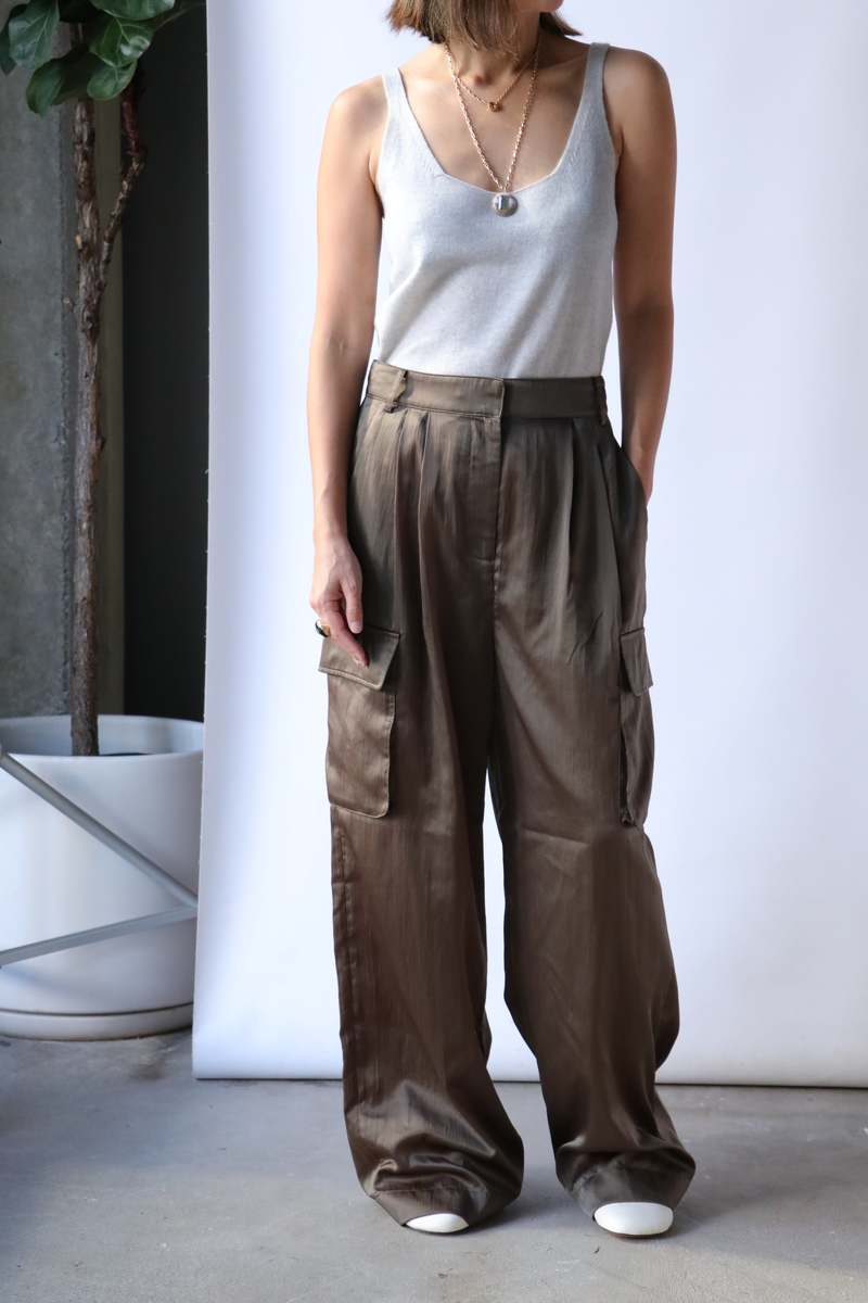 あゆひ Tibi Deuxieme Classe SHINY NYLON Tibi Deuxieme Classe SHINY NYLON Cargo Pants Navy S 36(S) | eBay
