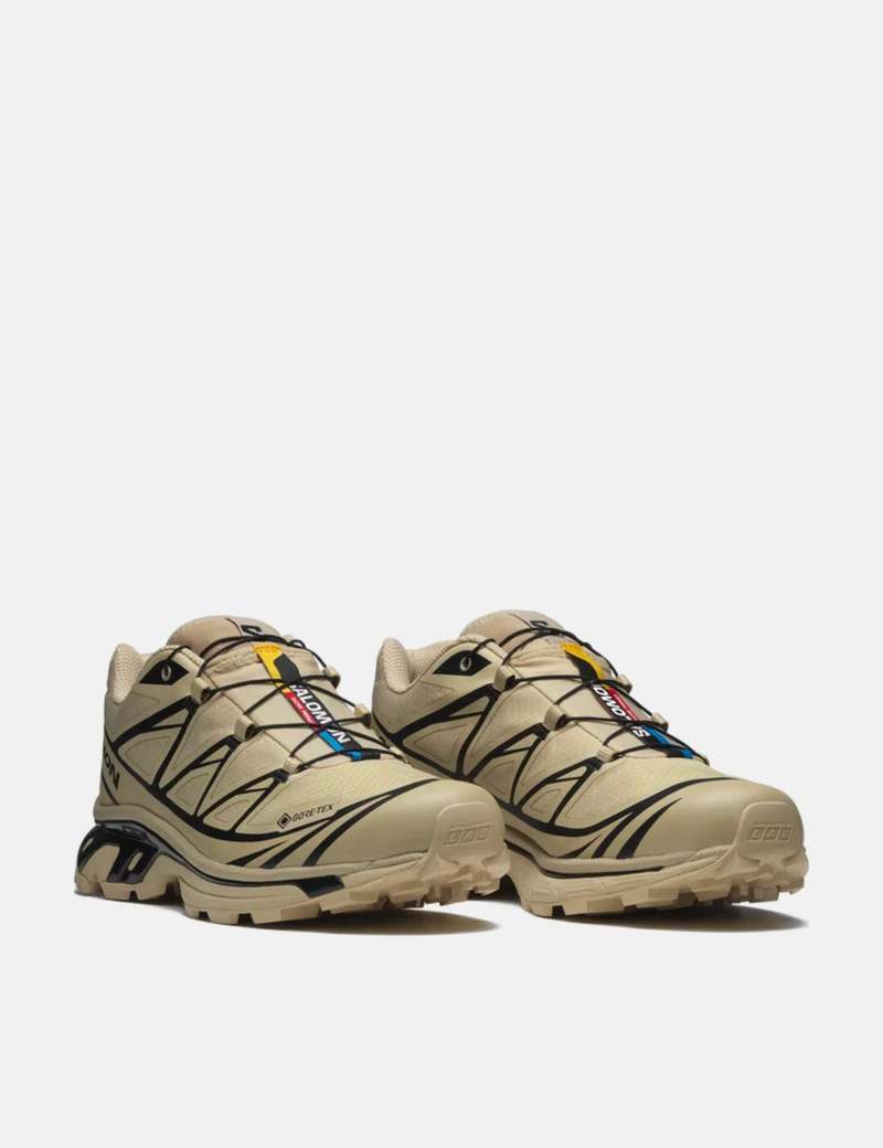 SALOMON XT 6 GORE TEX GTX Trainers Shoes - Safari/Safari