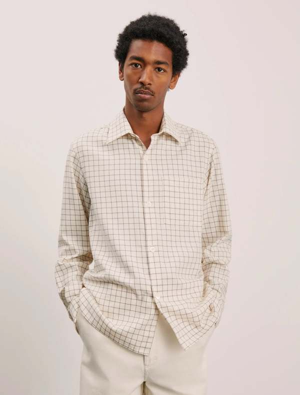 シャツ Acon Check Over Shirt (2color) チェックオーバーシャツ - ASCLO | 60% - アジアファッション通販
