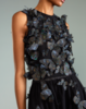 Cynthia Rowley Butterfly Applique Top - Black - Thumbnail 1