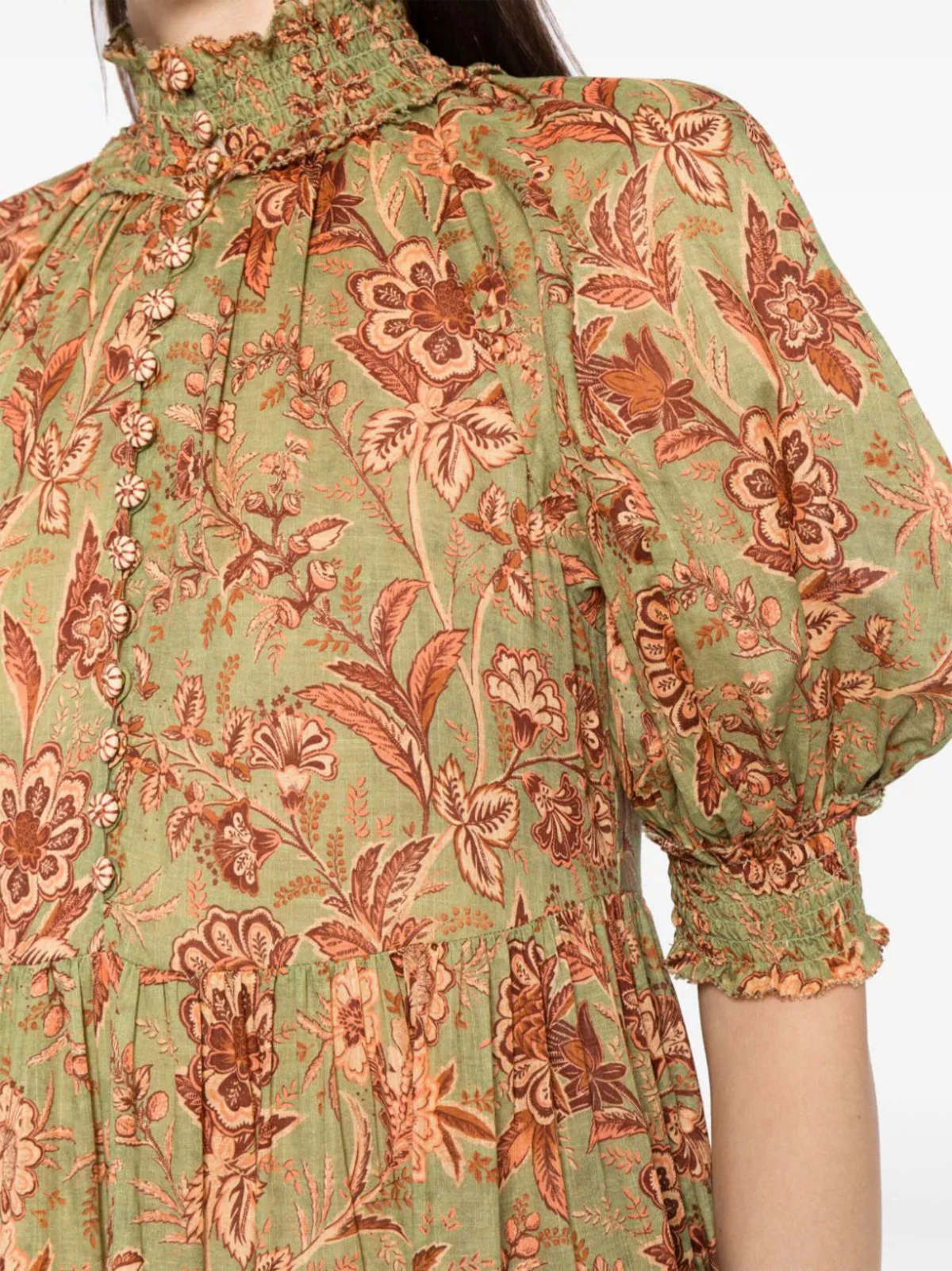 zimmermann brown floral dress ZIMMERMANN Tallow Halter Midi Dress  Drest by Scott Malouf