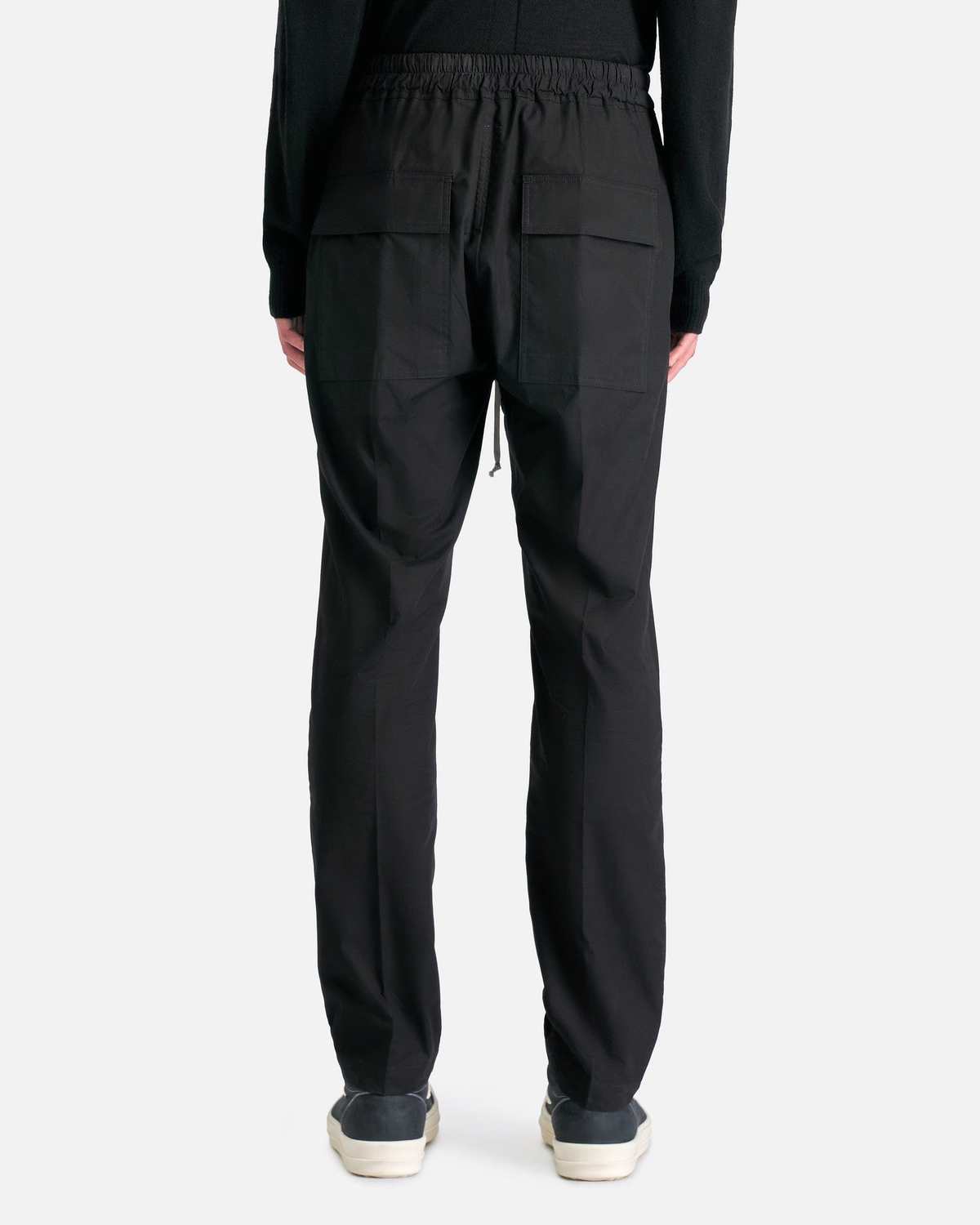 【限定価格セール！】 Rick Owens Garmentory | Black - Long Slim Drawstring パンツ