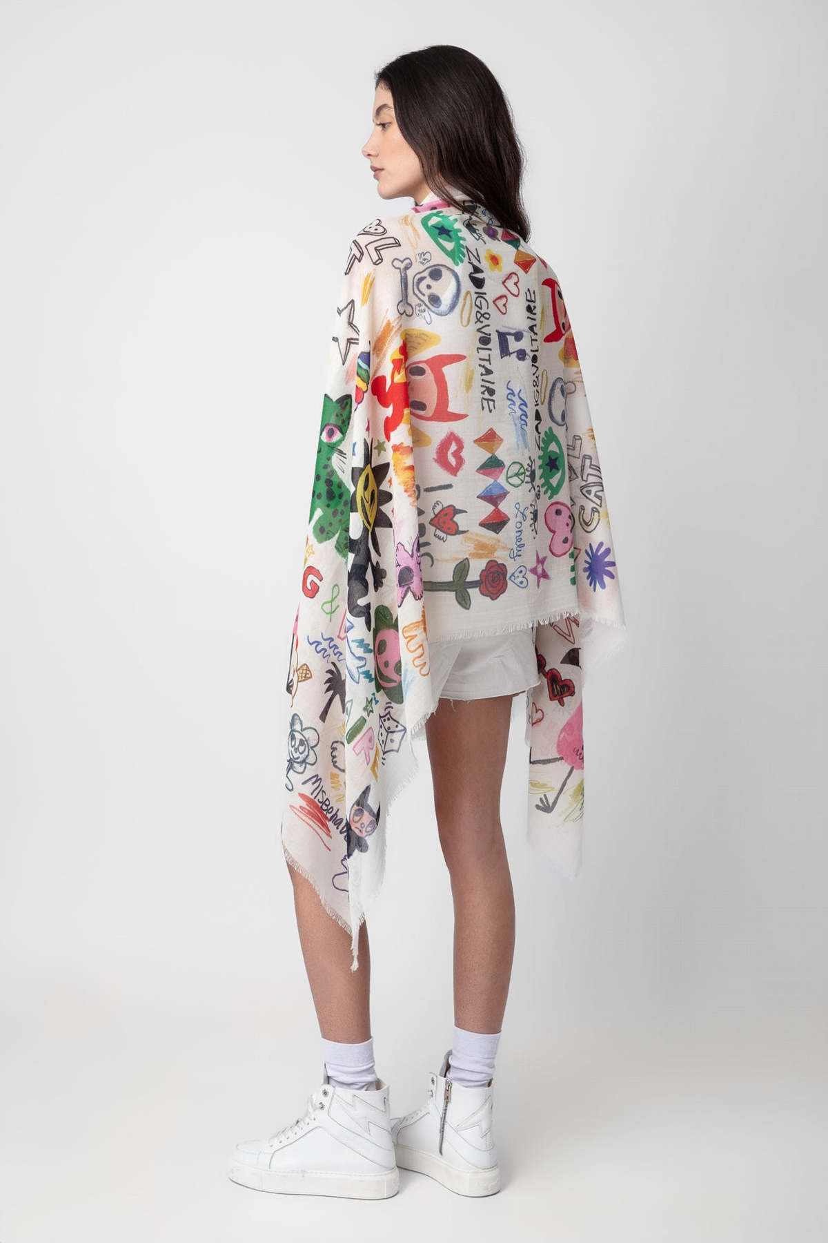 Zadig & Voltaire Maxi Delta Scarf | Garmentory