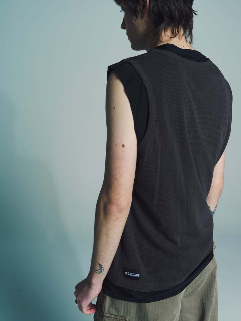 Our Legacy Cotton Reversible Gravity Tank - Black/Antique | Garmentory