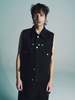 TAKAHIROMIYASHITA The Soloist. Right Left Sleeveless Jean Jacket - Black - Thumbnail 5
