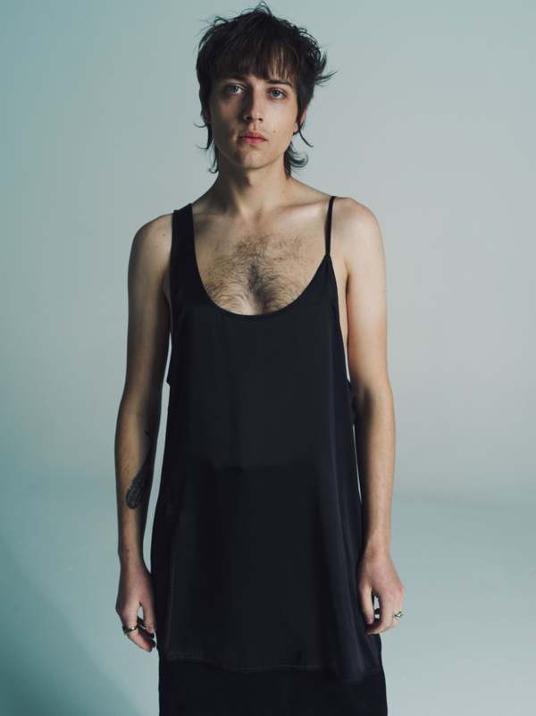 TAKAHIROMIYASHITA The Soloist. Silk Slip Dress - Black