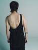 TAKAHIROMIYASHITA The Soloist. Silk Slip Dress - Black - Thumbnail 2