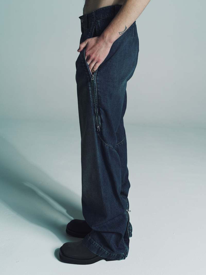 パンツ MM6 Maison Margiela LONG STRAIGHT LEG TROUSERS 19541872_43659173_600.jpg