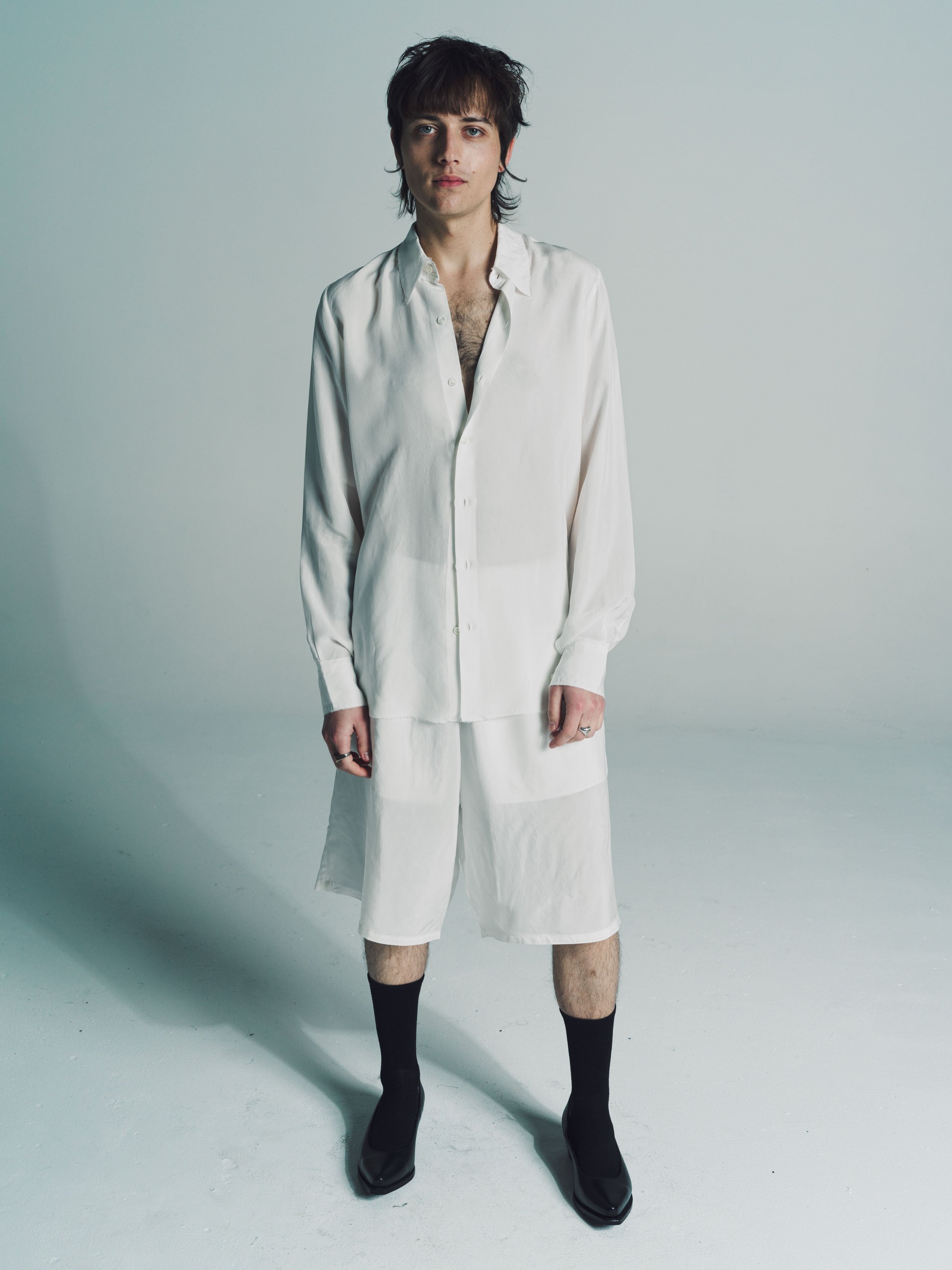 GABRIELA COLL GARMENTS ノーカラージャケット S ホワイト Gabriela Coll Garments — Outerwear