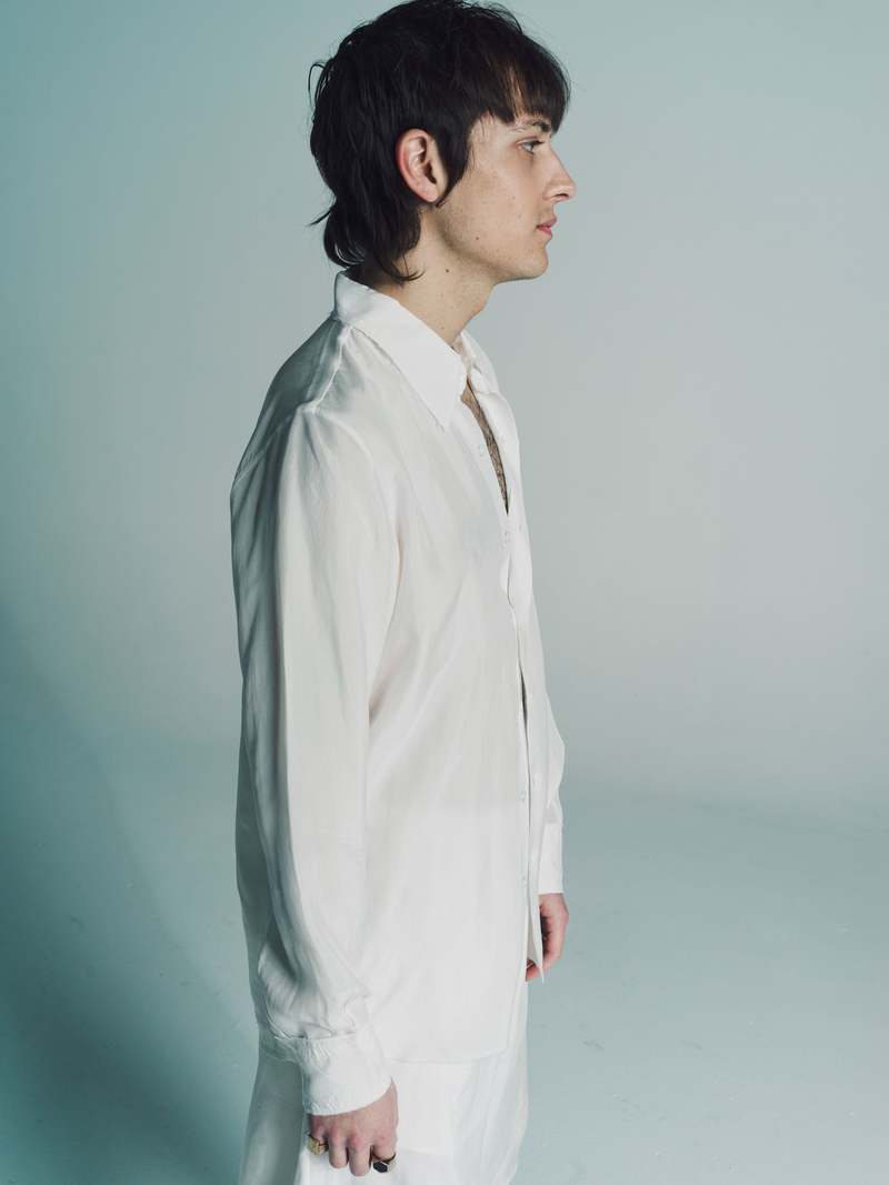 Gabriela Coll Garments Cupro Shirt - White | Garmentory