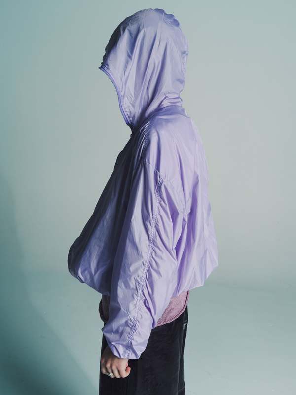 Gabriela Coll Garments Limonta Hooded Zipper Jacket - Mauve