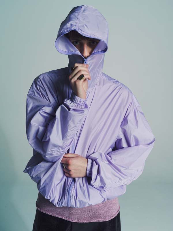 Gabriela Coll Garments Limonta Hooded Zipper Jacket - Mauve