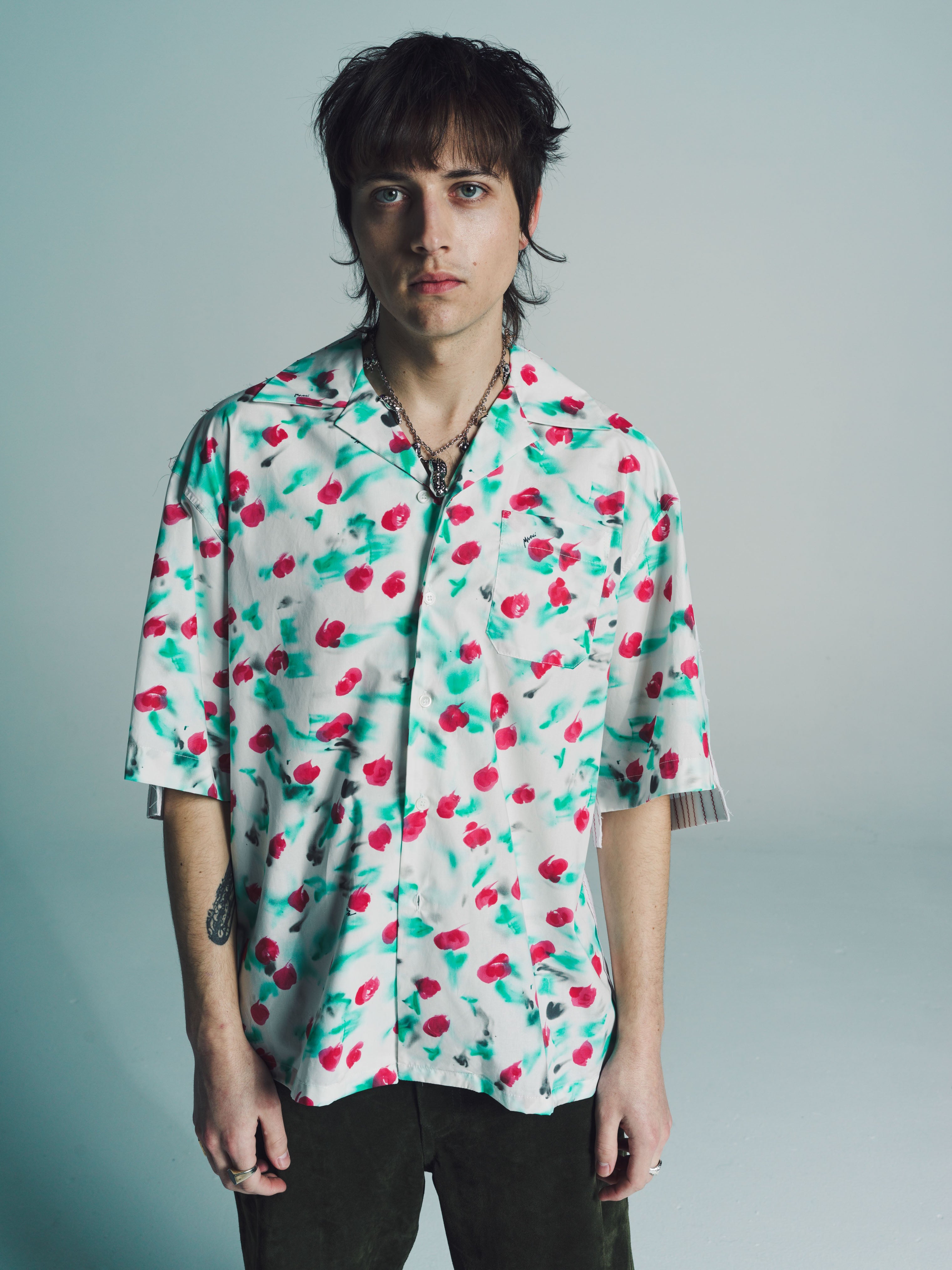 MARNI POP DOTS POPLIN SHIRT 48