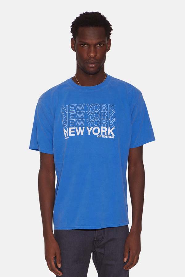 Blue&Cream Men's NEW YORK or NOTHING Tee - Royal