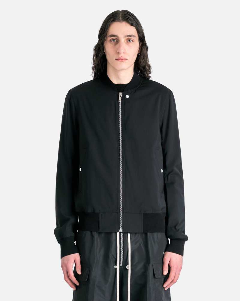 Rick Owens Classic Flight Bomber - Black | Garmentory