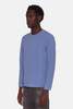 04651/ Merino Oyster Crewneck - Sky - Thumbnail 2