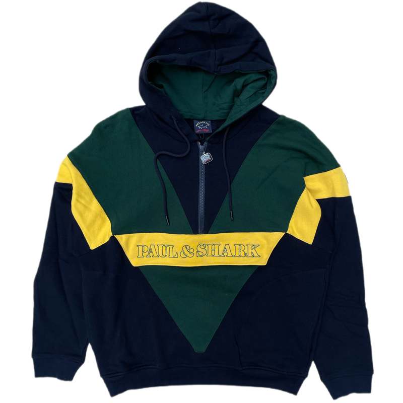 Paul And Shark Hoodie Navy Paul Shark FRESH Winter Fleece Hoodie