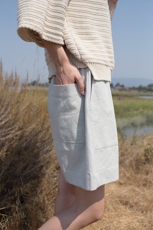 Micaela Greg Roll Rib Sweater Micaela Greg Roll Rib Sweater