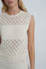 ELEVEN SIX SARAH CROCHET TOP - natural - Thumbnail 3
