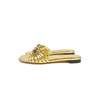 Loeffler Randall Izzie Knotted Sandal - Gold - Thumbnail 1