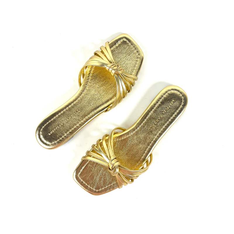Loeffler Randall Izzie Knotted Sandal - Gold