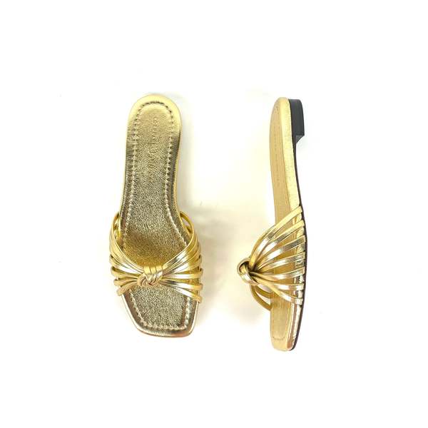 Loeffler Randall Izzie Knotted Sandal - Gold