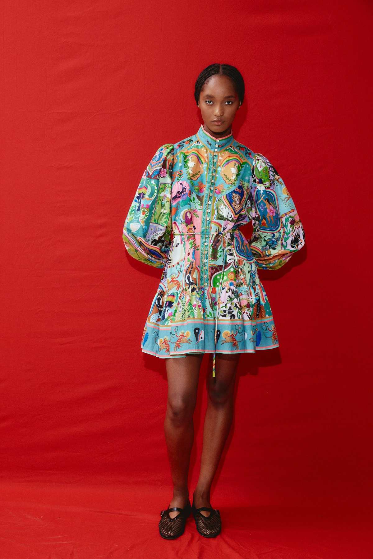 evergreen mini dress Evergreen Belted Mini Dress Karden Lane