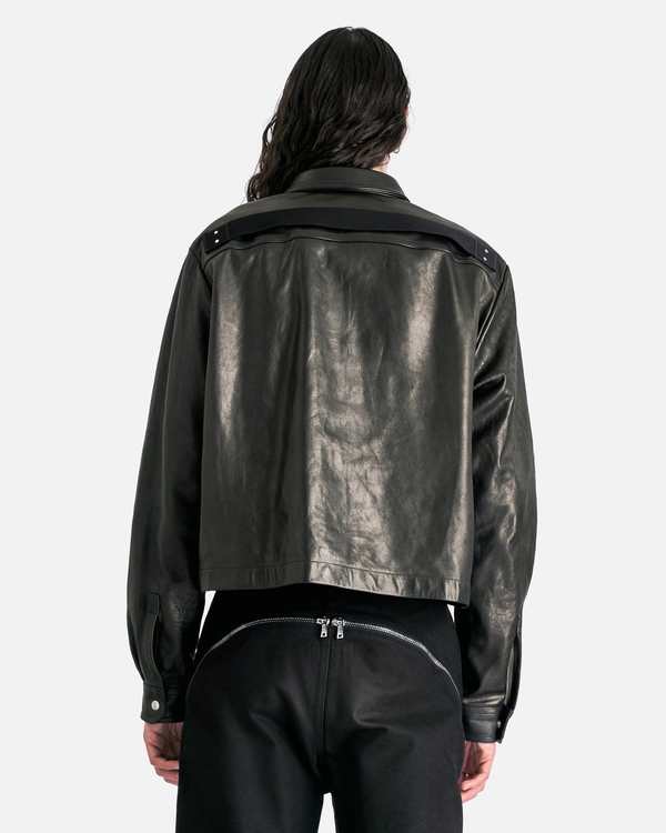 Rick Owens Alice Strobe Shirt - Black | Garmentory