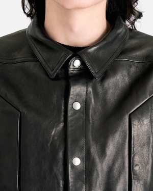 Rick Owens Alice Strobe Shirt - Black | Garmentory