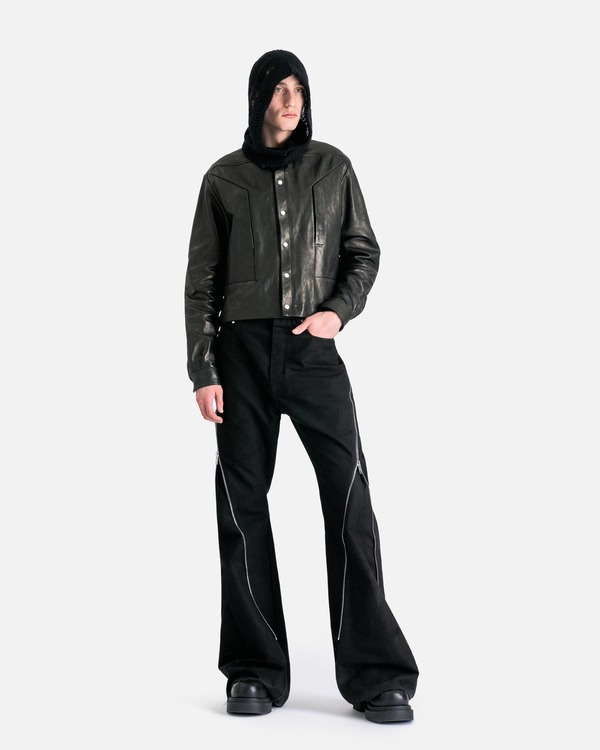 Rick Owens Alice Strobe Shirt - Black | Garmentory