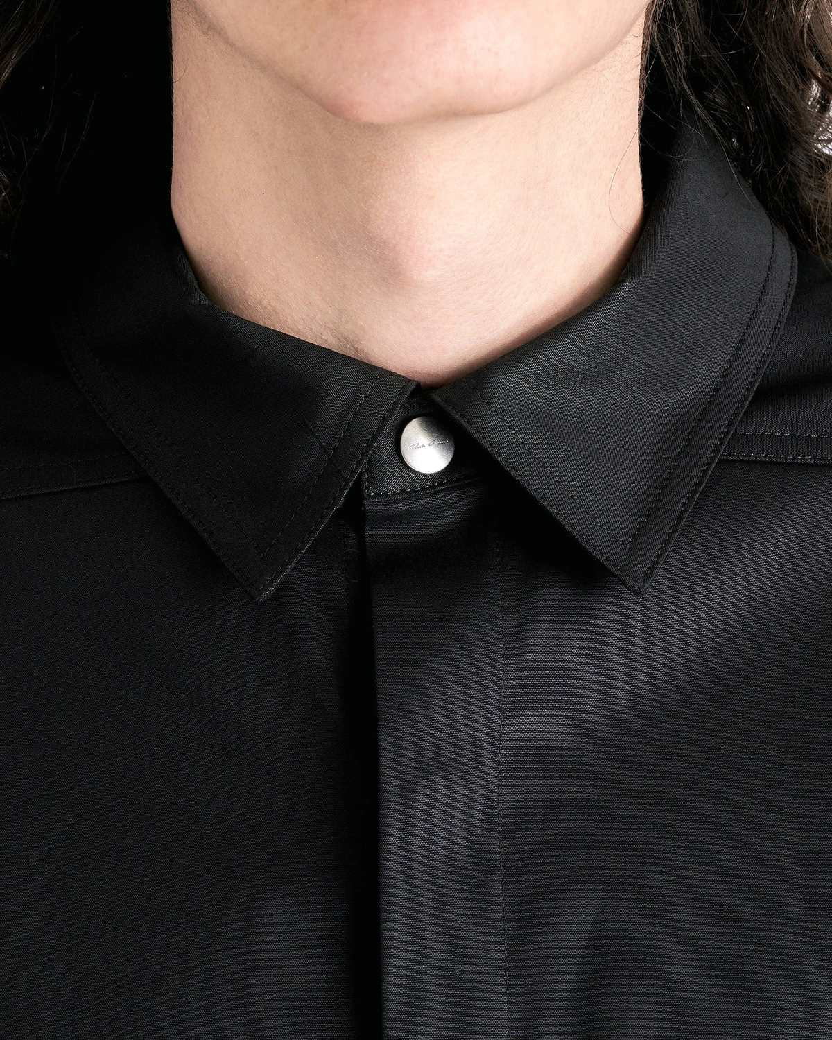 Rick Owens Jumbo Outershirt - Black/Pearl | Garmentory
