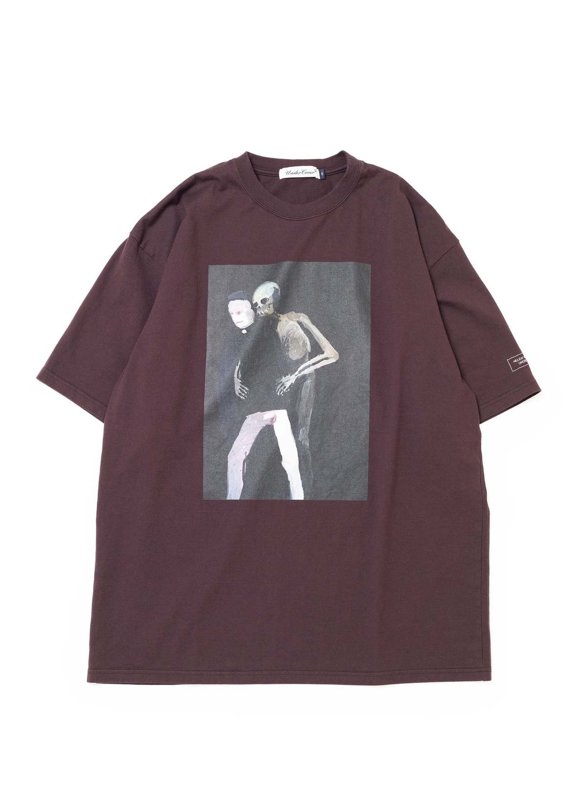 トップス UNDERCOVER 24SS Helen Verhoeven TEE Undercover Helen Verhoeven S/s T-shirt - Dark Brown | Garmentory
