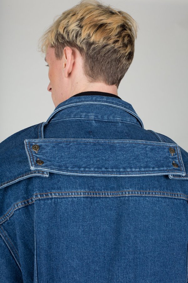 Y/project Oversized Denim Jacket | Garmentory
