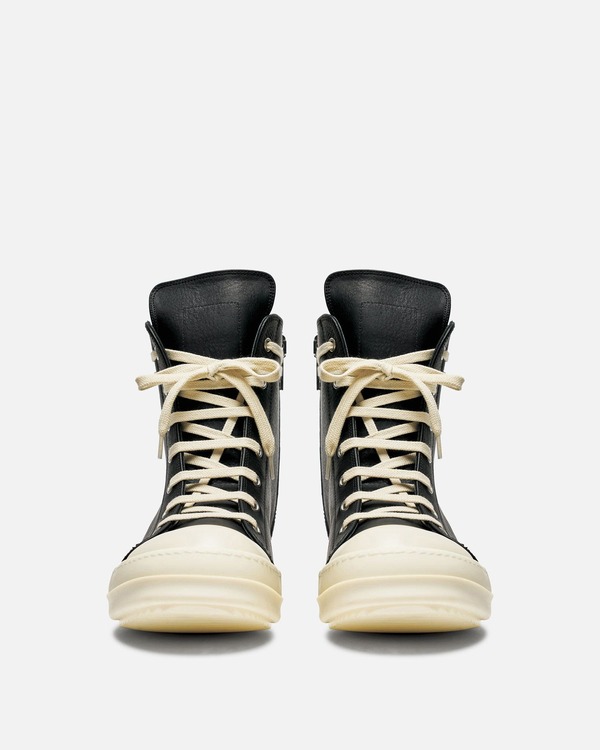 Rick Owens ラモーンズ 43 ブラック/ミルク Rick Owens Ramones Sneakers - Black/Milk | Garmentory