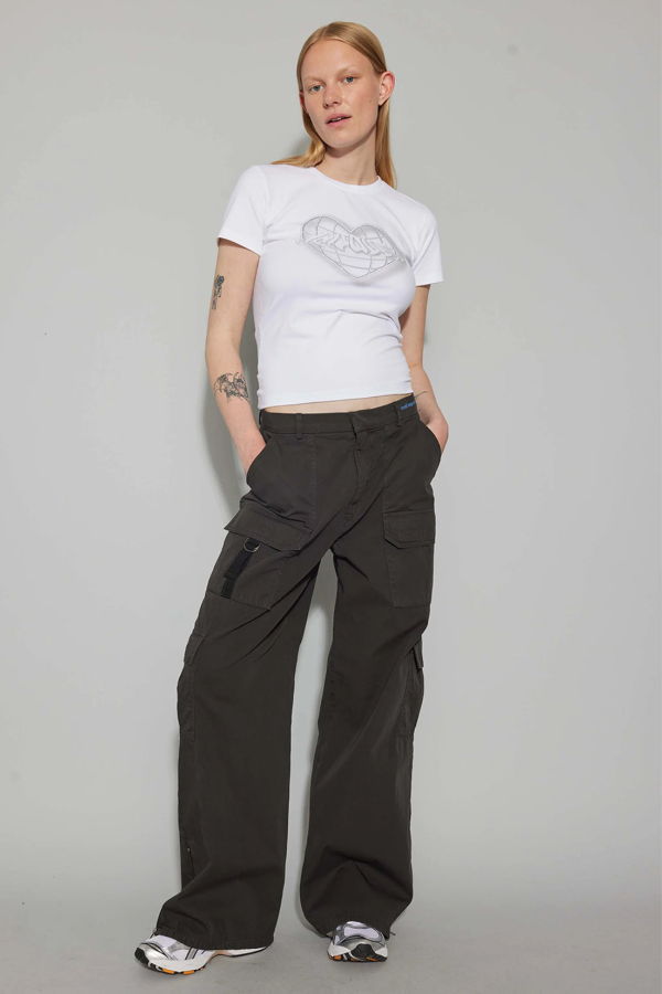 Oval Square Arrow Utility Pants - Black