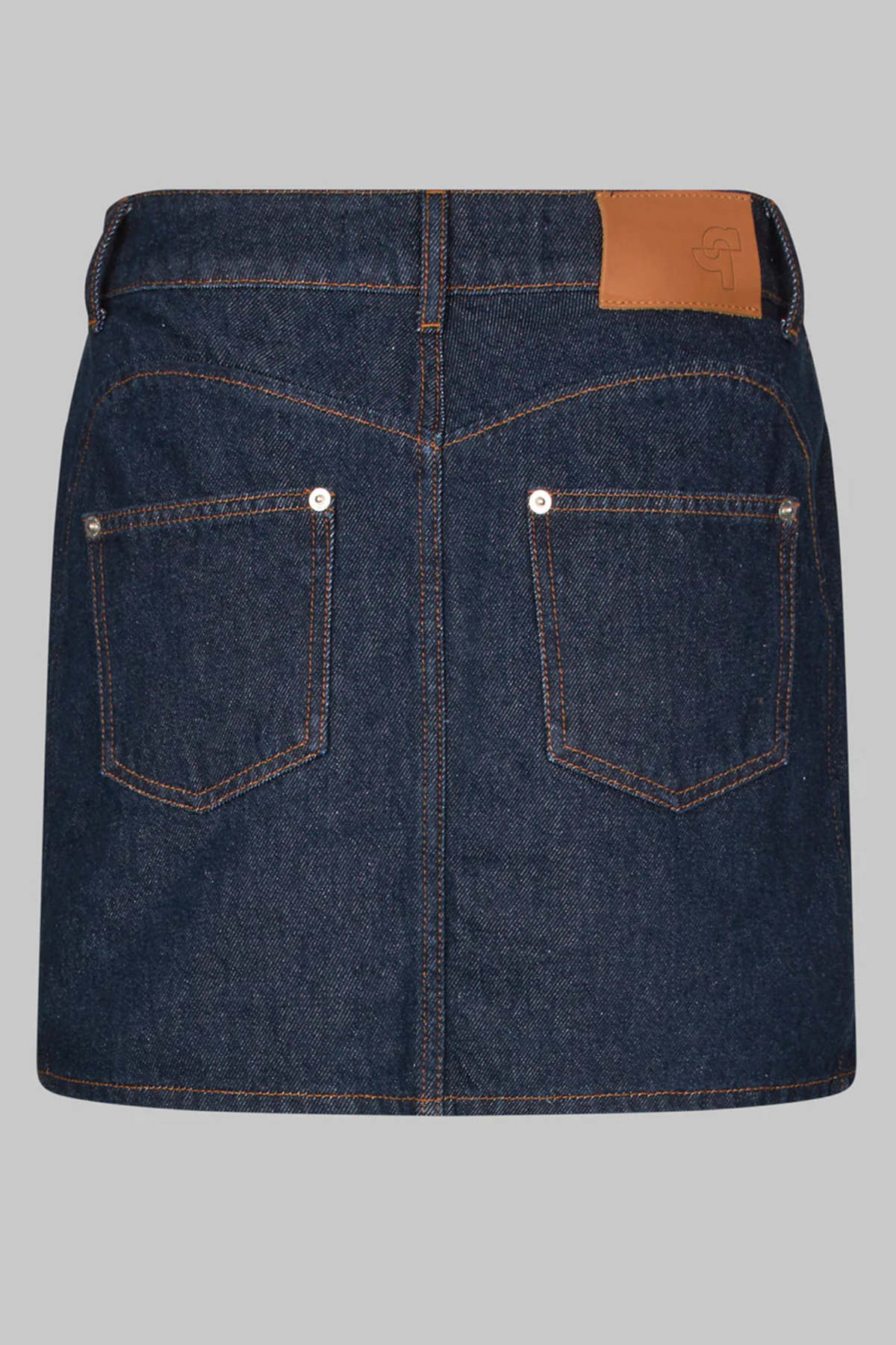 【WONDER WONDER】Doubly Raw Denim Pleated Mini Skirt CIDER Women's Denim High Waist Pleated Raw Hem Mini Skirt