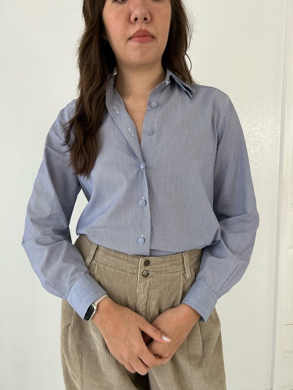 fil a fil Paris French shirt - Blue | Garmentory